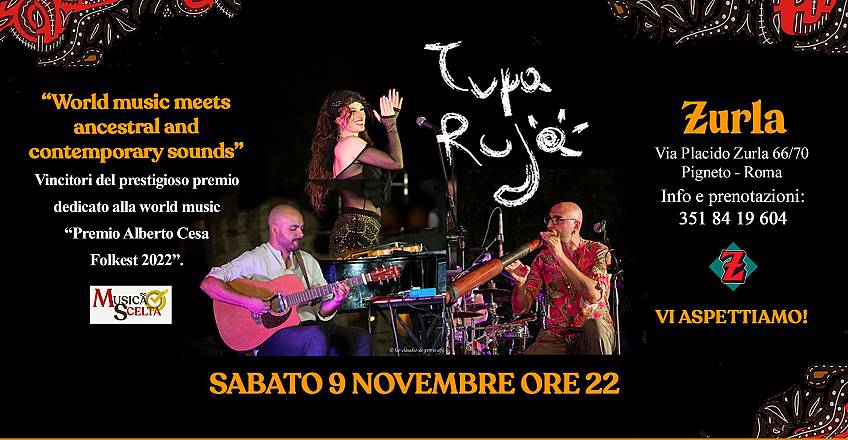 Il sound unico di tupa ruja in concerto da zurla